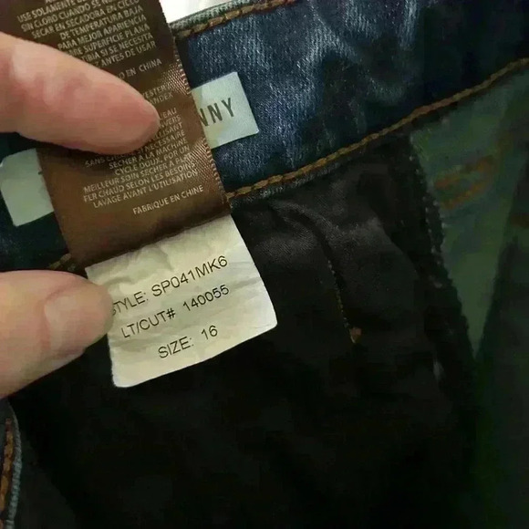 KUT from the Kloth Women's Toothpick Skinny Jeans Size 16 Medium/Dark wash denim - Picture 8 of 10